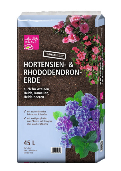 da blüh ich auf Hortensien- & Rhodoerde - 45 Liter