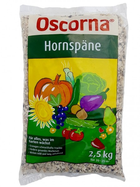 Oscorna-Hornspäne - 2,5 kg Organischer Stickstoffdünger